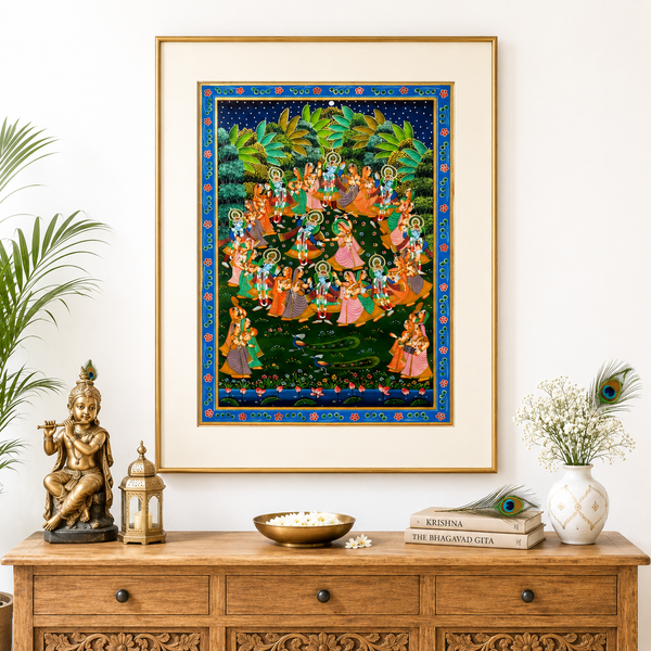 Vrindavan Rasotsav – Pichwai Painting
