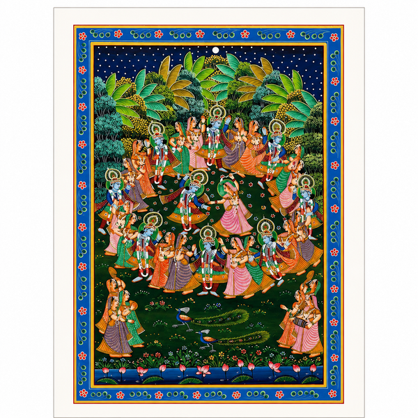 Vrindavan Rasotsav – Pichwai Painting
