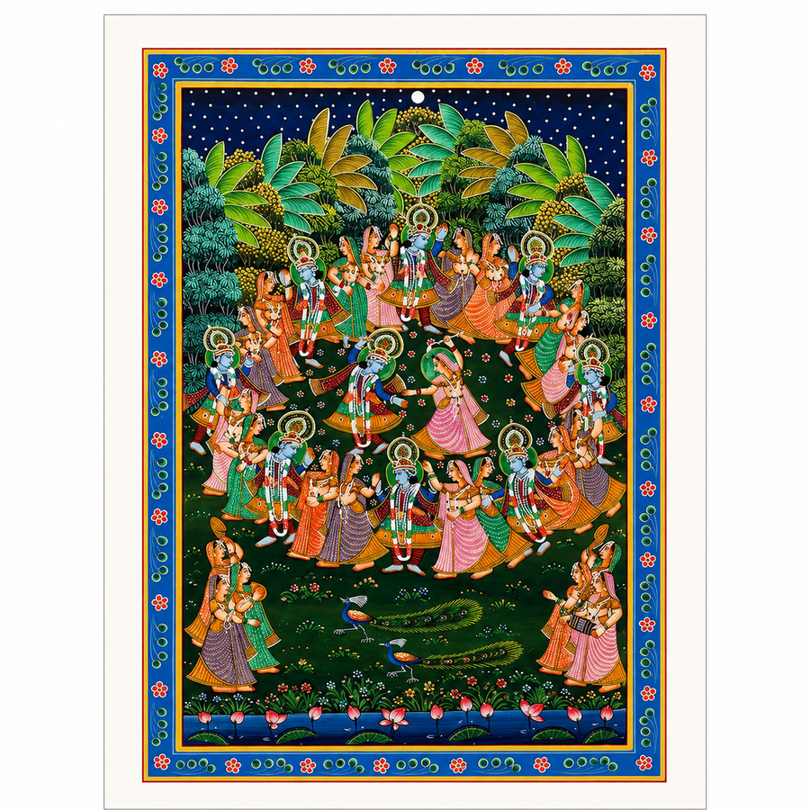 Vrindavan Rasotsav – Pichwai Painting