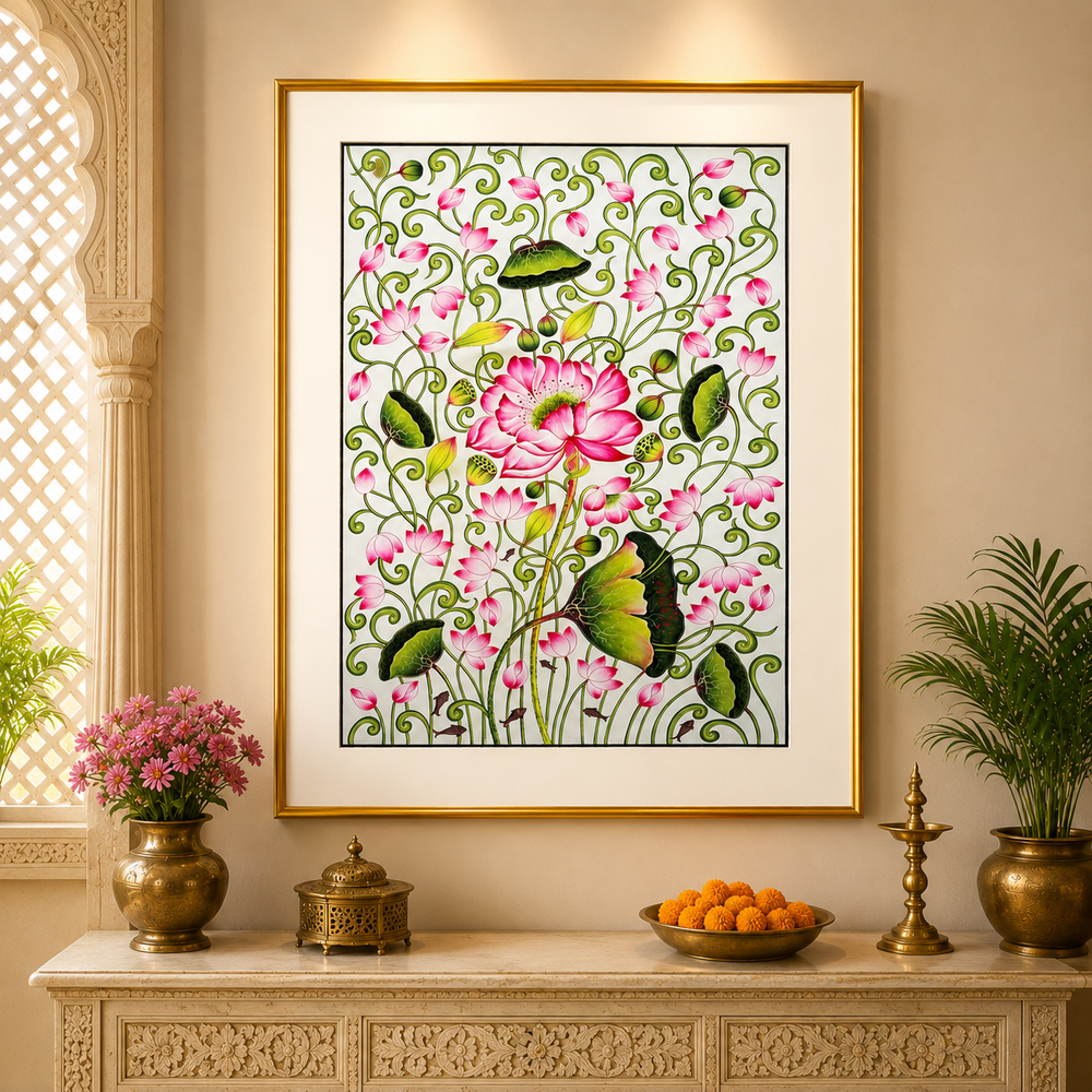 Pichwai Petals – Pichwai Painting