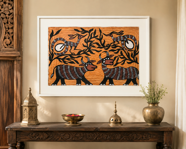 Animals – Sohrai Painting