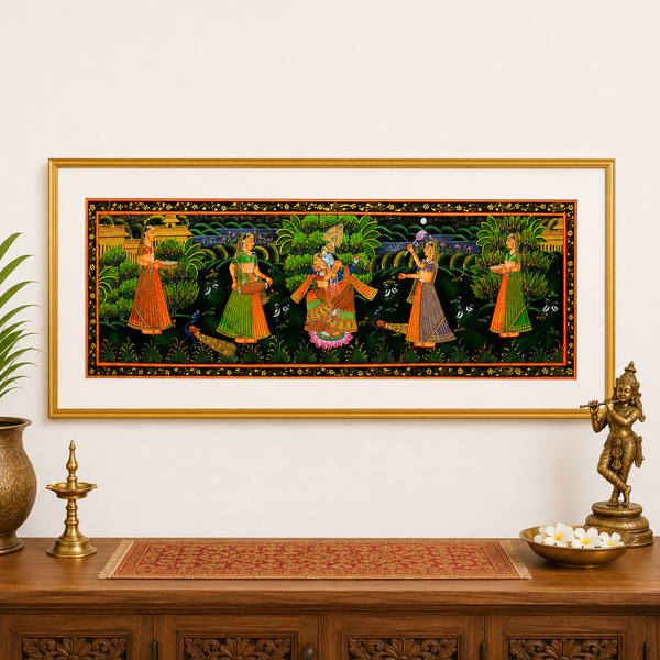 Eternal Gaze – Pichwai Painting