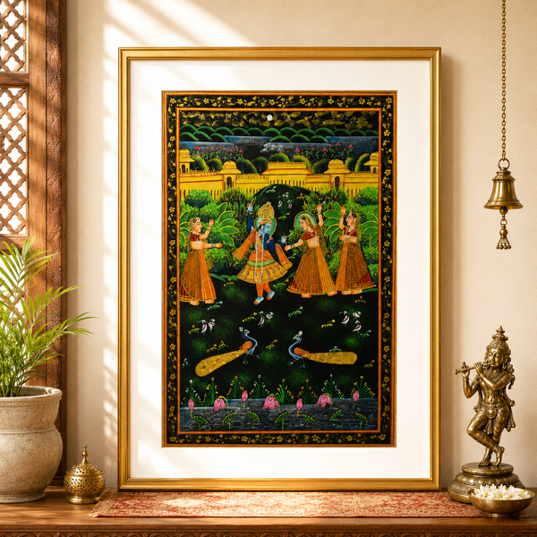 Dance of Love and Devotion – Pichwai Painting