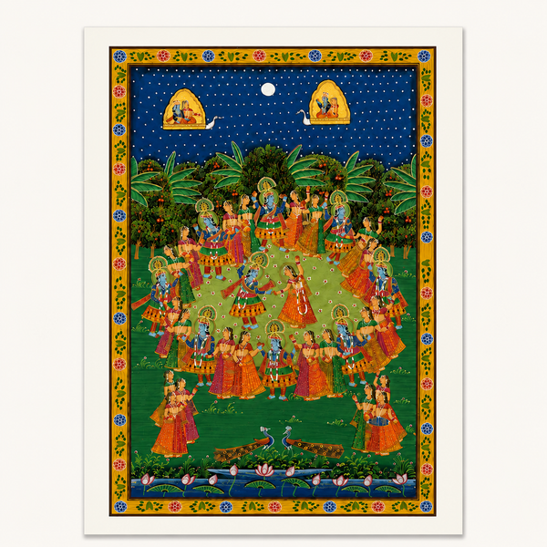 Kunj Bihari and Gopi – Pichwai Painting