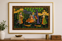 Divine Love Radha and Krishna – Pichwai Painting