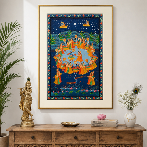 Shyam Sundar Raas Leela – Pichwai Painting