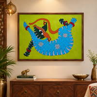 Mystical Bird – Gond Painting