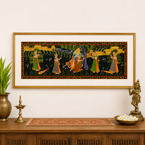 Jhulan Leela – Pichwai Painting