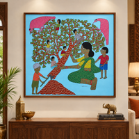 The Broken Tree – Gond Painting