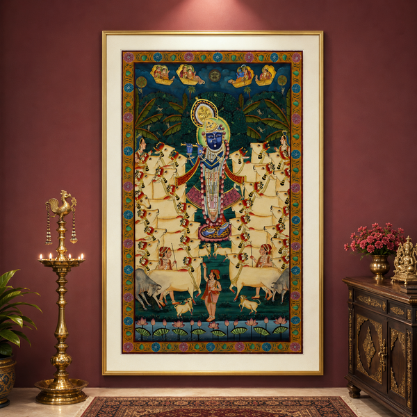 Devotional Shrinathji – Antique Pichwai Painting