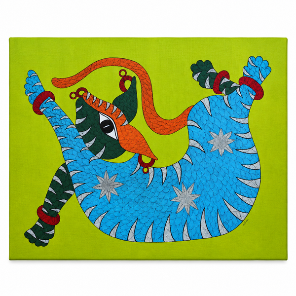 Mystical Bird – Gond Painting