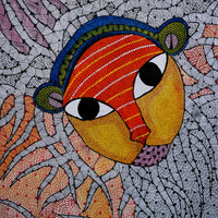 Forest Spirits - Gond Painting - view 4, handmade Gond folk painting from India