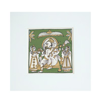 Ganesh Maharaj - Phad Painting, handmade Phad painting from India