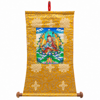 Guru Rinpoche - Thangka Painting, handpainted Tibetan Thangka painting