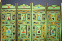 Hand Painted Partition - Wooden Décor - view 5, handmade wooden decor from India