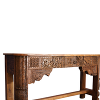 Heritage Console Table & Desk - Wooden Furniture - view 2, handmade wooden furniture from India