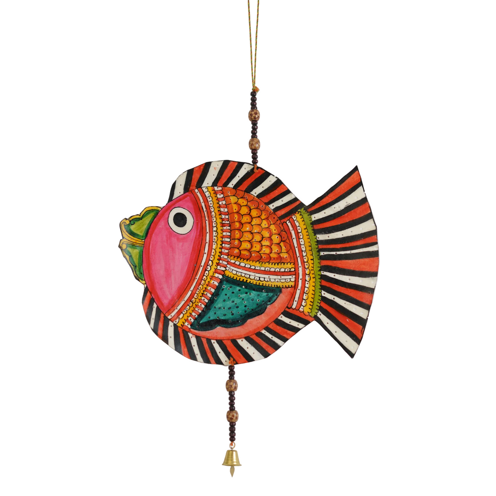 Heritage Fish - Tholu Bommalata Leather Craft, handmade Tholu Bommalata leather puppet art from India