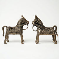 The Handcrafted Horse Pair (Set of 2) – Dhokra Metal Art