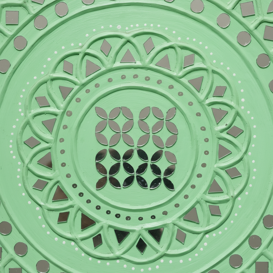 Circular Harmony Lippan Mirror Wall Art