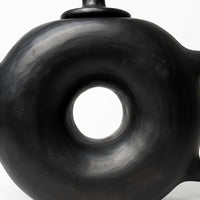 Longpi Pottery Kettle – Black Clay Handmade Art