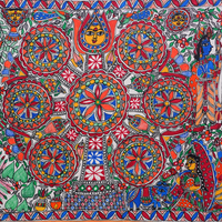 Kohbar Ghar - Madhubani Painting - view 4, handmade Madhubani painting from India