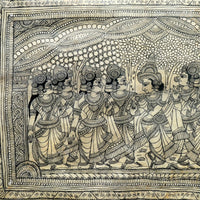 Krishna Raas Leela - Tholu Bommalata Leather Art - view 4, handmade Tholu Bommalata leather puppet art from India
