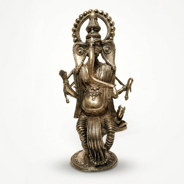 Long Lord Ganesha – Dhokra Metal Art