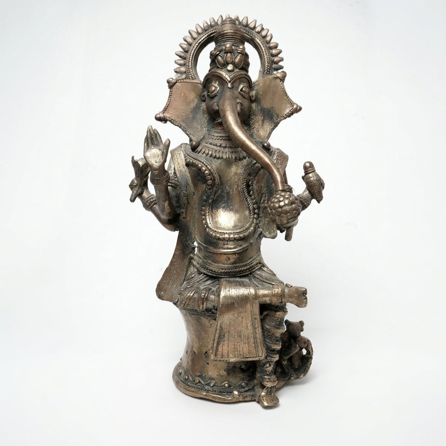 Lord Ganesha Statue – Dhokra Metal Art