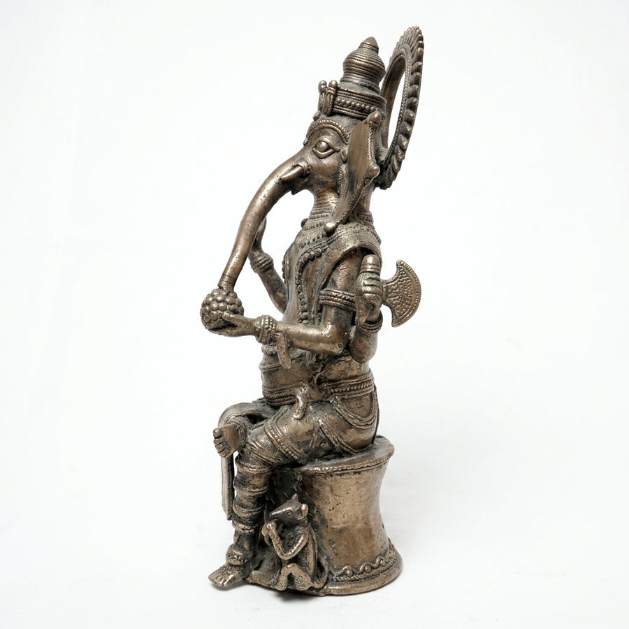 Lord Ganesha Statue – Dhokra Metal Art