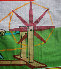 Mahatma Gandhi Khadi Wall Hanging - Handwoven Textile Art - view 5, handwoven khadi textile wall art from India