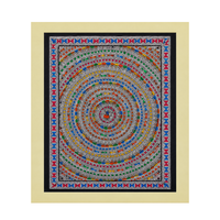 Mandala Godhana - Madhubani Painting - view 2, handmade Madhubani painting from India