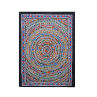 Mandala Godhana - Madhubani Painting - view 3, handmade Madhubani painting from India