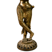 Maya Devi - Brass Metal Art - view 3, handmade tribal brass sculpture from India