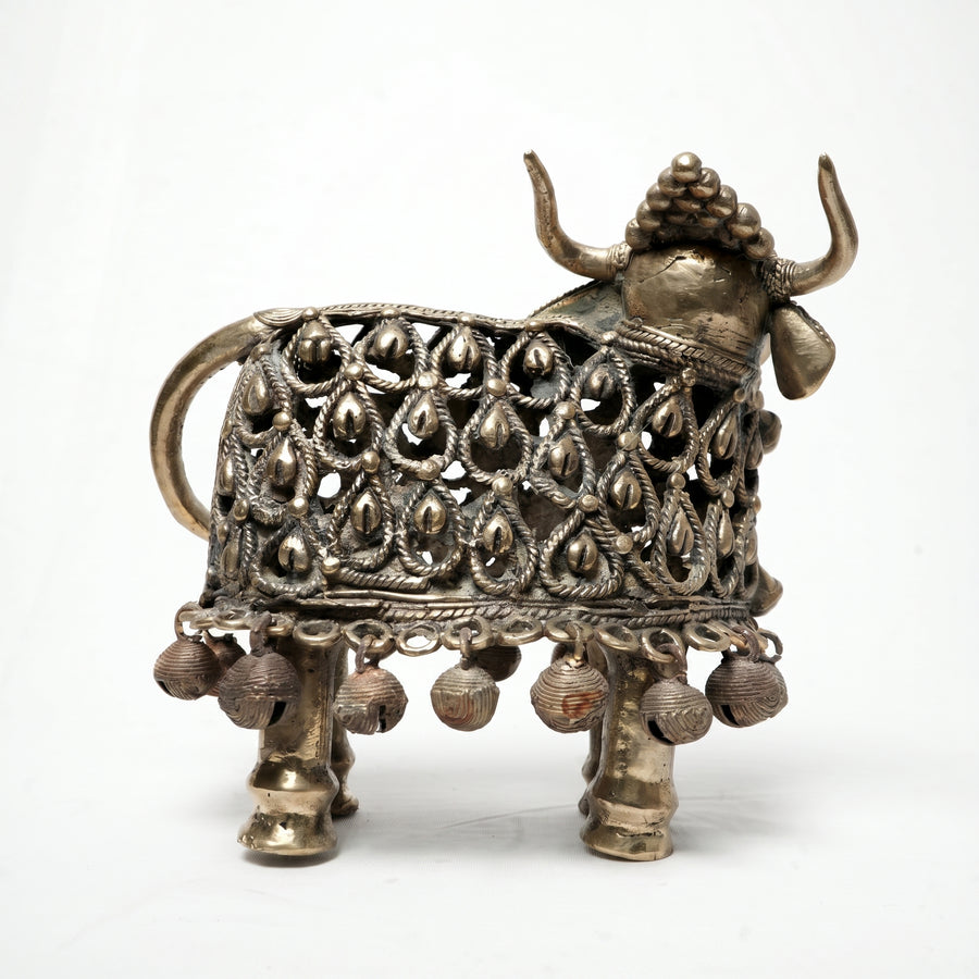 Nandi with Bells – Dhokra Metal Art