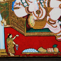 Navaneeta Krishna - Tanjore Painting - view 5, handmade Tanjore painting from India
