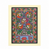 Prem Vriksha - Madhubani Painting - view 2, handmade Madhubani painting from India