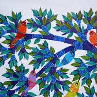 Roots of Harmony - Gond Painting - view 6, handmade Gond folk painting from India