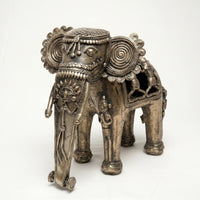 Elephant with Round Ears – Dhokra Metal Art