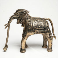 Elephant with Round Ears – Dhokra Metal Art