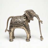 Elephant with Round Ears – Dhokra Metal Art