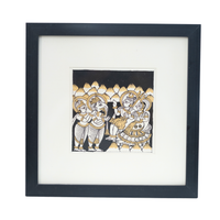 Shiv Parivar - Phad Painting, handmade Phad painting from India