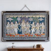Radha Krishna Raas Leela – Pattachitra Painting