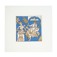 Siddhivinayak - Phad Painting, handmade Phad painting from India