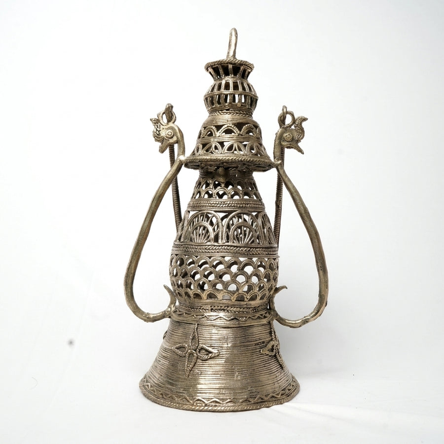 The Tribal Decorative Lantern (Traditional) – Dhokra Metal Art