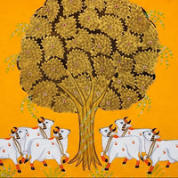 Gau Dham – Pichwai Painting