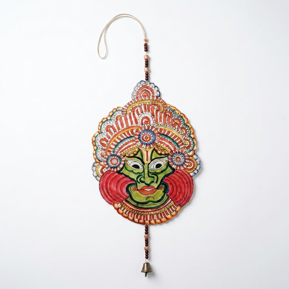 Tholu Bommalata Kathakali Mask Hanging – Handcrafted Decorative Wall Art