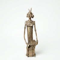 Dhokra Tribal Musicians (Long Set of 2) – Dhokra Metal Art