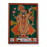 Divine Shrinathji – Rajasthani Miniature Painting