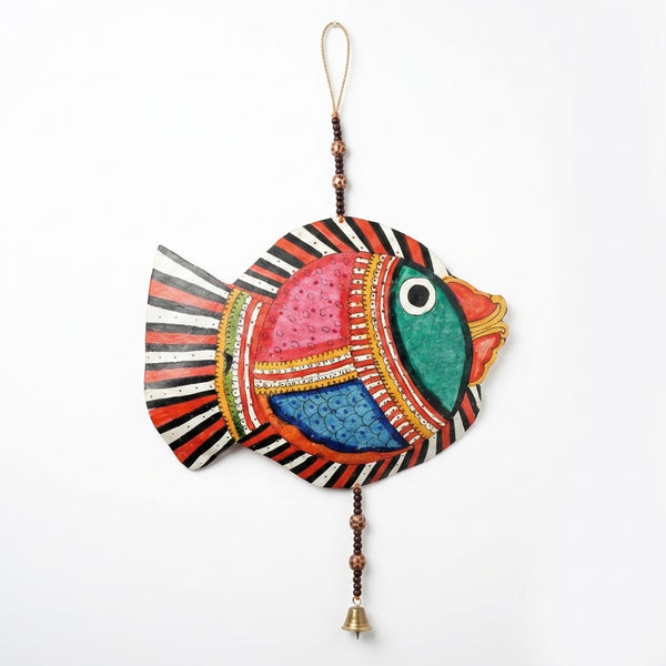 Tholu Bommalata Fish Hanging – Handcrafted Decorative Wall Art