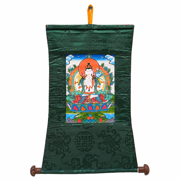 Tibetan Buddhist - Thangka Painting, handpainted Tibetan Thangka painting